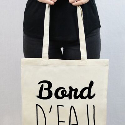 Tote Bag Bord'Eau, natural cotton