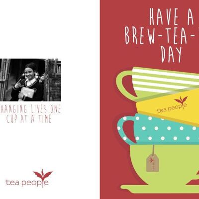 Carte de vœux pour la journée BrewTeaFul