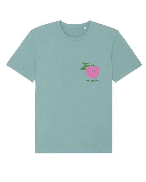 Eat a Peach - Shirt - Teal