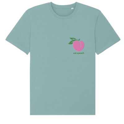 Eat a Peach - Shirt - Teal