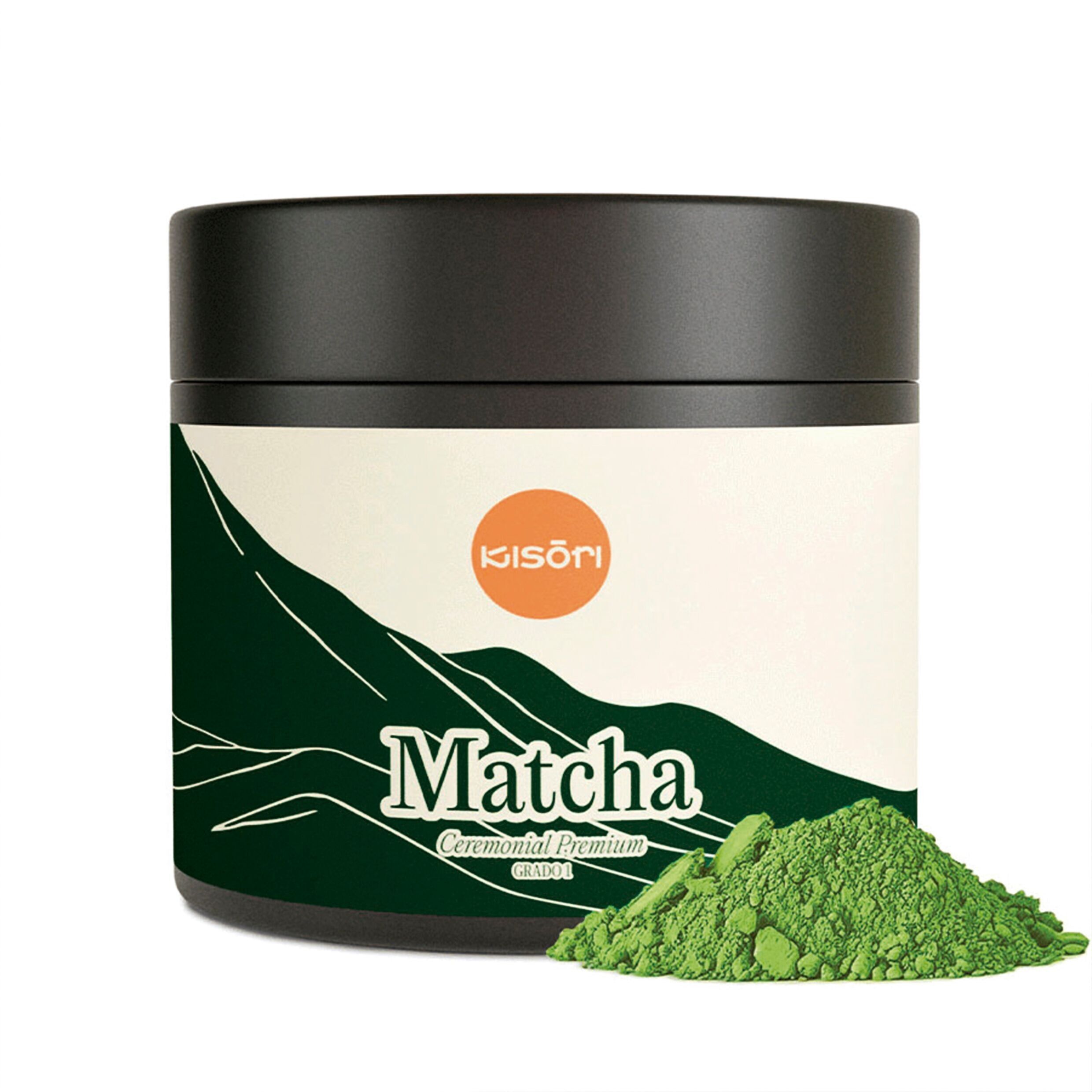 Kisori - Thé Matcha de cérémonie Premium Grade 1 | 100% naturel, Bio-éco | Sans sucres | Végétalien | Thé vert pur de la plus haute qualité