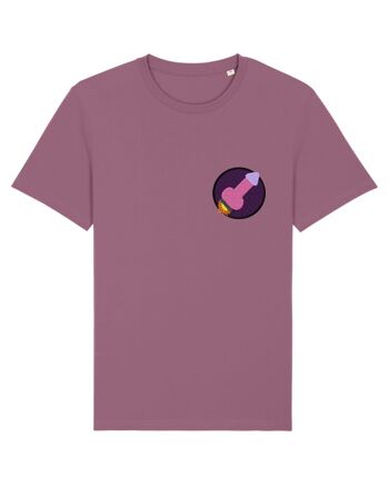 Vaisseau Spatial Pénis - T-Shirt - Mauve 1