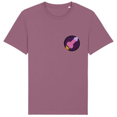 Penis Space Ship - T-Shirt - Mauve