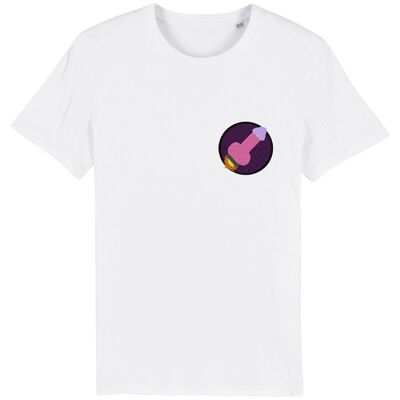 Penis Space Ship - Camiseta - Blanco