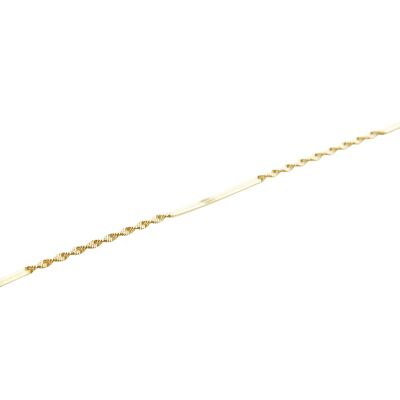 Semi Singapore Sterling Silver Bracelet