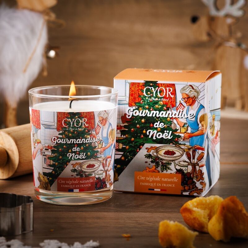 Vela Natural Christmas Treat (idea de regalo de Navidad)