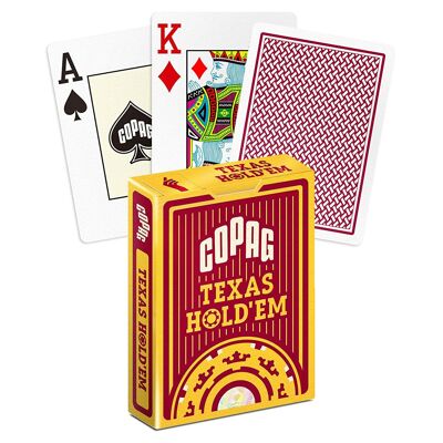 Copag Texas Holdem poker cards (Red)