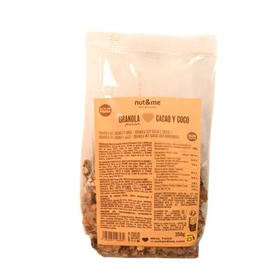 Granola de coco y cacao 250 gr - Cereales saludables