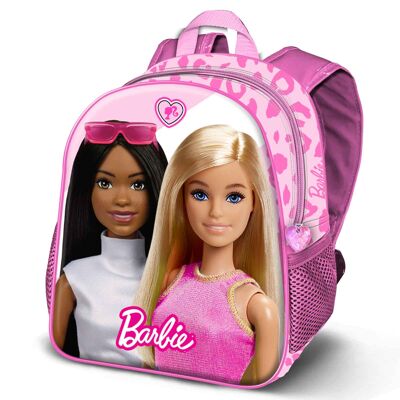 Barbie Fashion II-Mochila 3D Pequeña, Rosa