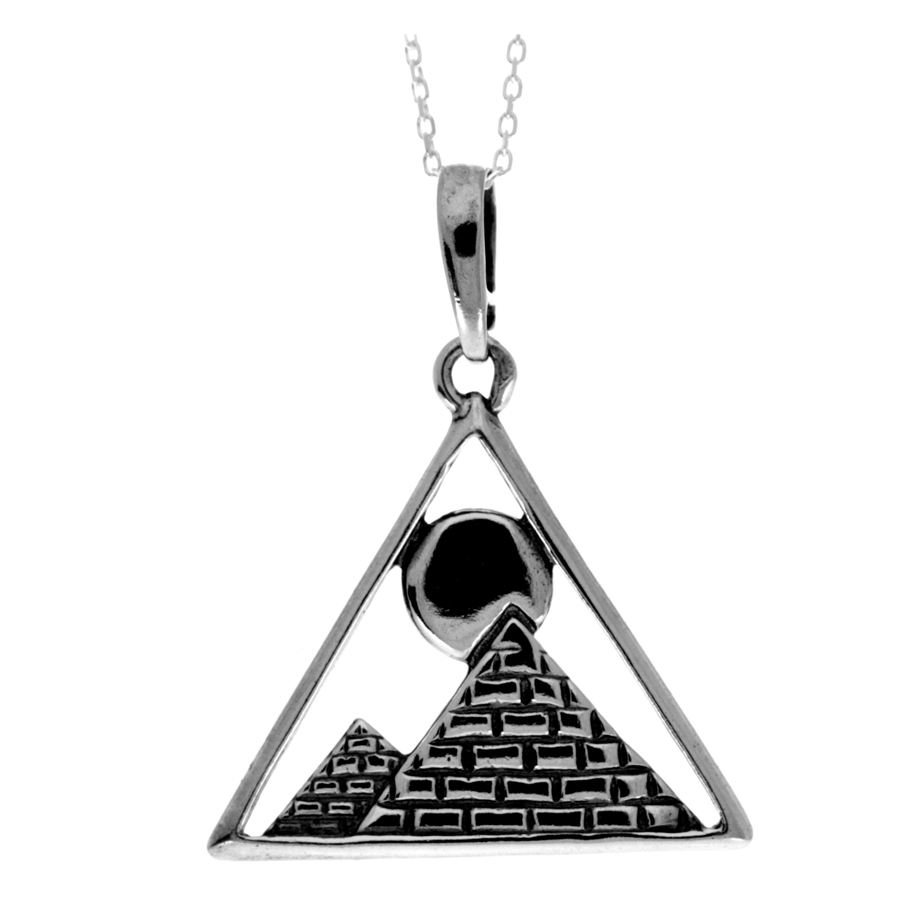 Pyramidenanhänger aus 925er Sterlingsilber - EPD0236