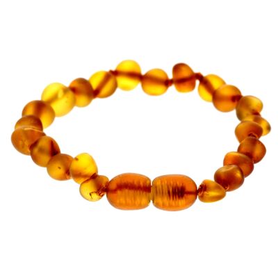Magnifiques bracelets et bracelets de cheville baroques RAW en couleurs cognac et mixtes - Différentes tailles - BRAW