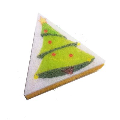 CHRISTMAS SPONGE CCA65-CHRISTMAS TREE