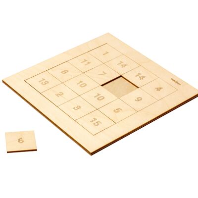 Behäppi puzzle in legno Magic Square