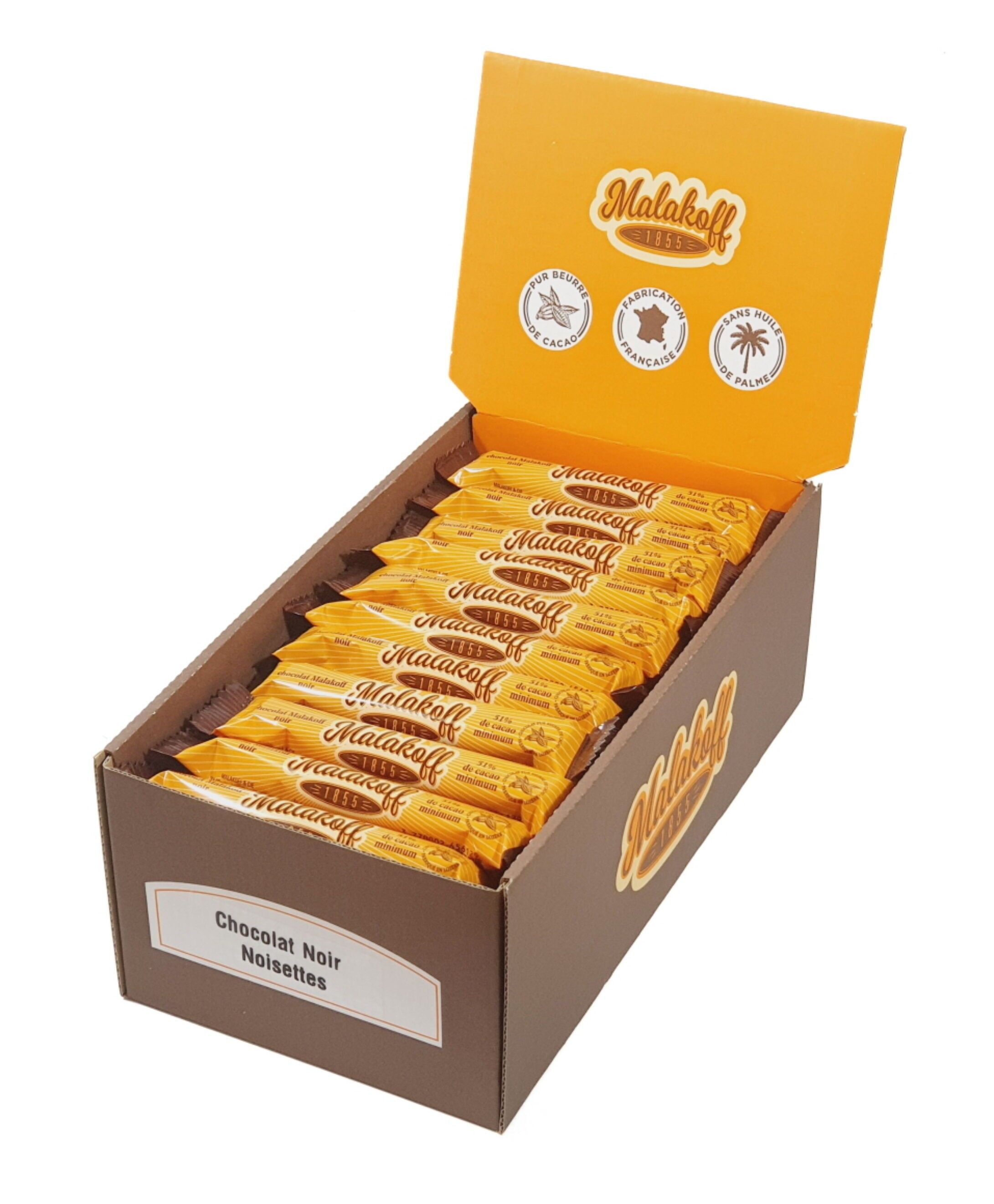 60 cioccolatini fondenti alla nocciola incartati 18,5 g