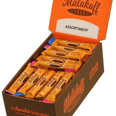 60 Chocolats Mélangés Malakoff 5 références 18.5g.