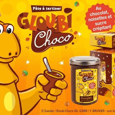 Gloubi-Choco para untar (con azúcar chispeante) Sin aceite de palma Casimir Bote 240g.