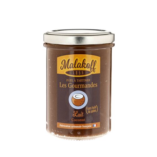 Pâte à tartiner Chocolat Noix de coco Sans huile de palme 240g.