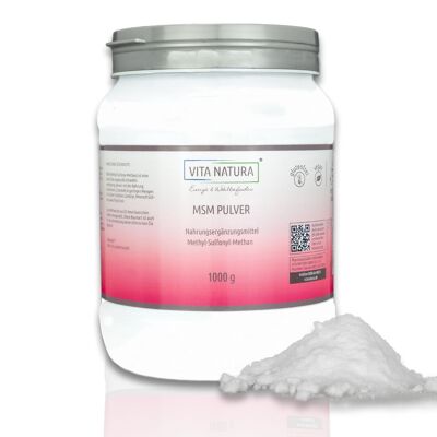 MSM powder (methylsulfonylmethane) 1000 g
