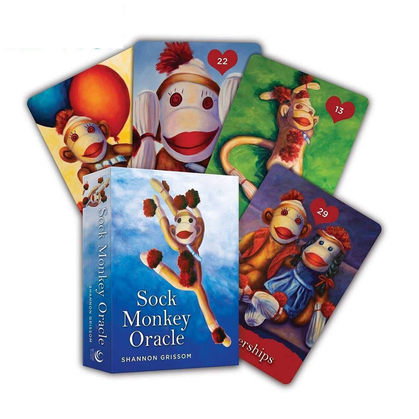 Cartes Oracle Sock Monkey Au-delà des mots