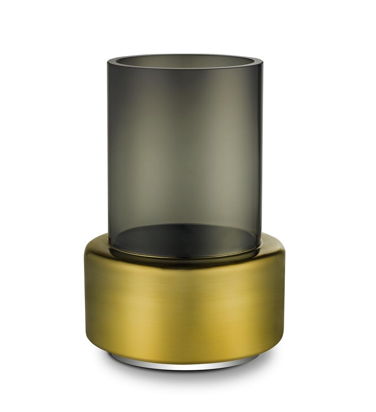 vaso in vetro spesso in stile retrò, con oro 18k: TYLER25GO