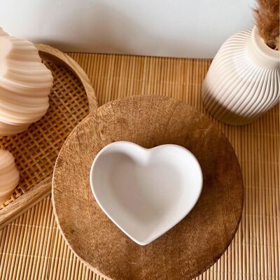 Mini bol à bijoux coeur- rangement décoratif