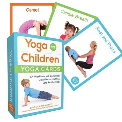 Tarjetas de yoga para niños Adams Media