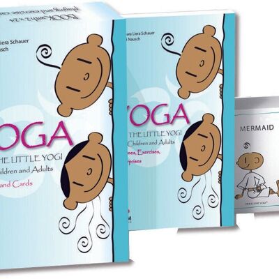 Tarjetas del juego de libros Yoga con el pequeño yogui AGM