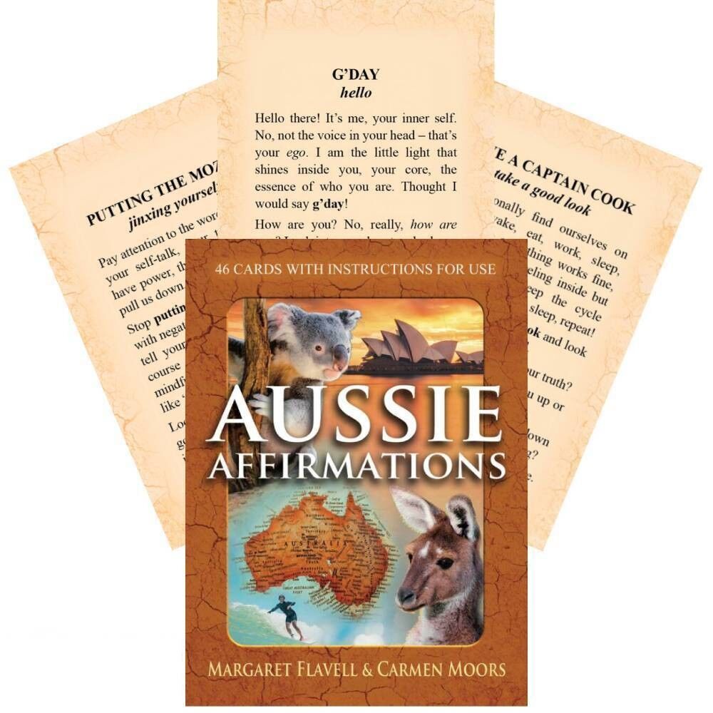 Carte dell'oracolo di affermazione australiana Sognare animali