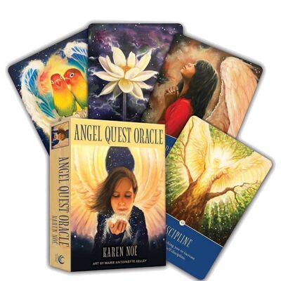 Cartes Oracle de la quête des anges Au-delà des mots