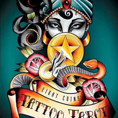 Cartas del Tarot del tatuaje de ocho monedas Sistemas de juegos de EE. UU.
