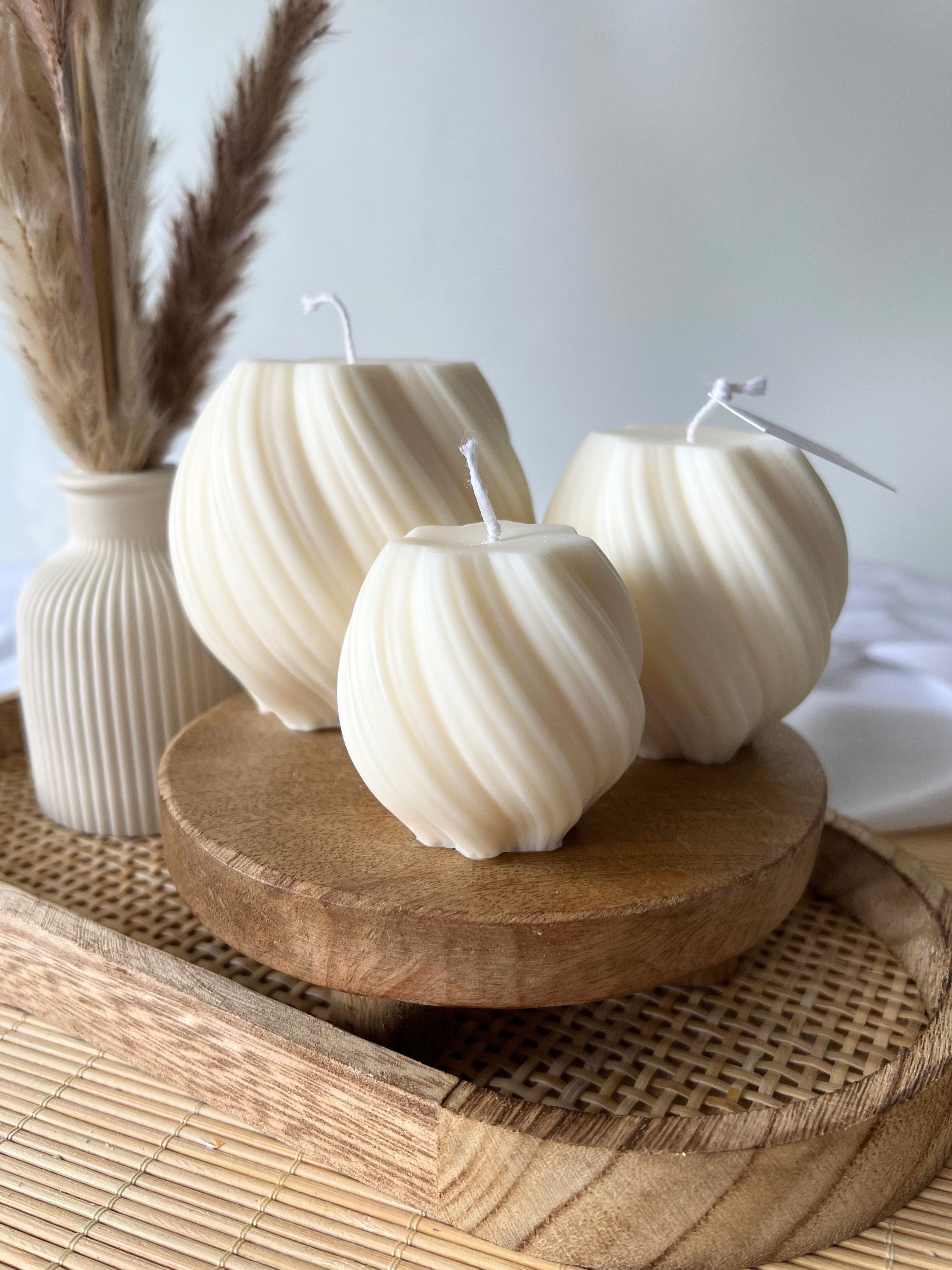 La serie Nuance di candele decorative da terra