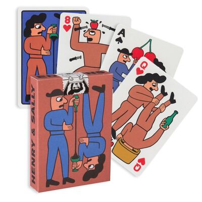 Carte Henry e Sally Arte del gioco (marrone)