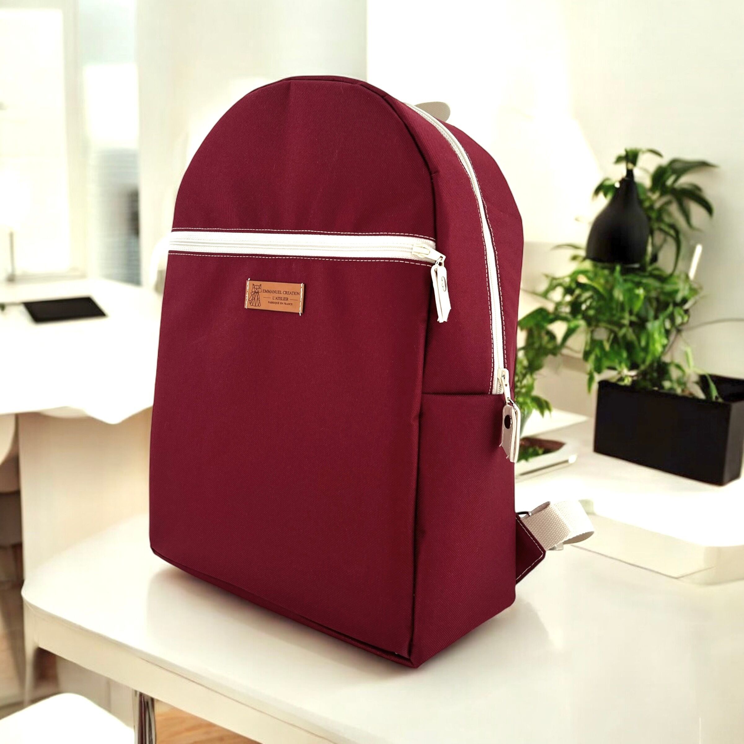Isolierter Rucksack, „Brooklyn“ weinrot