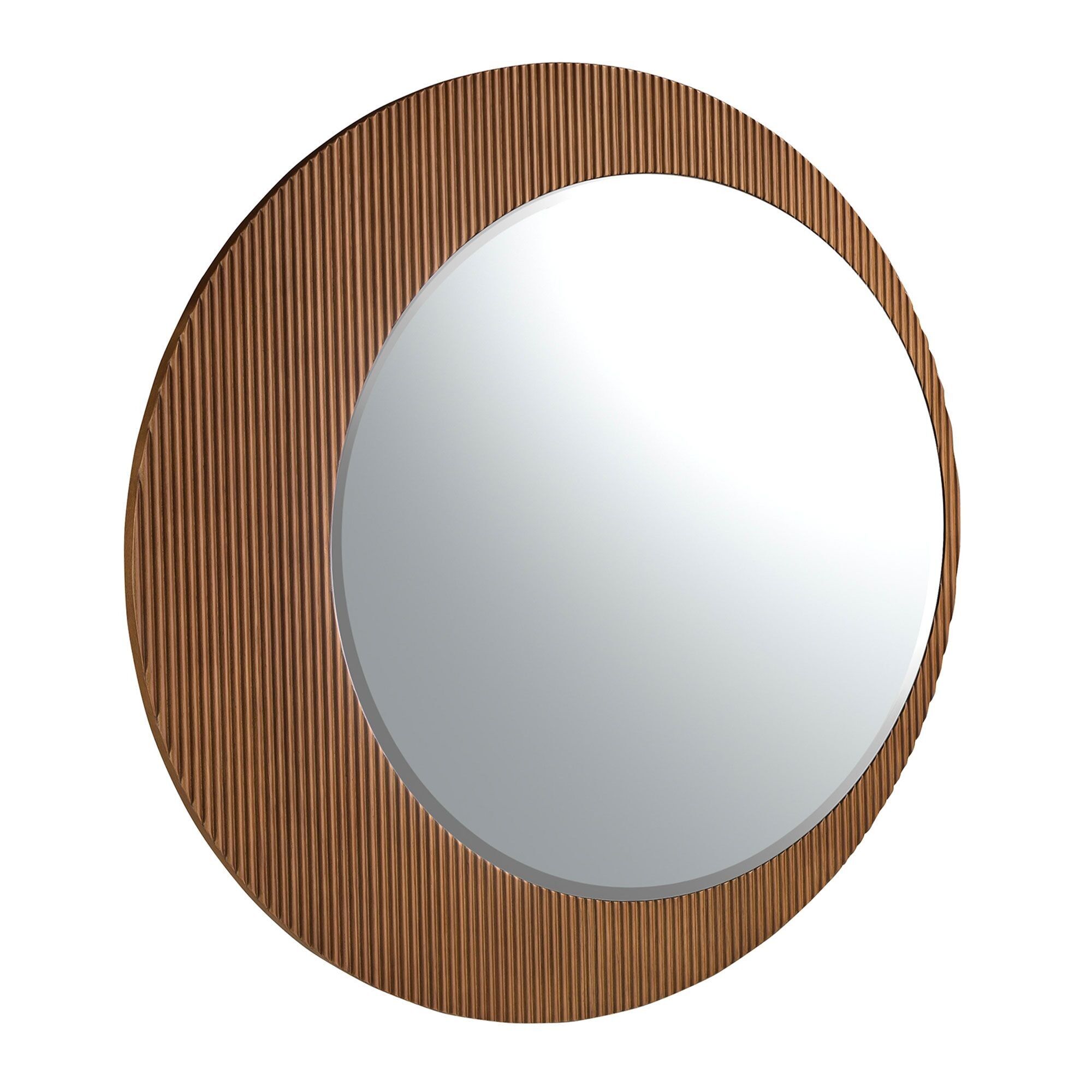 Specchio da parete rotondo in noce modello 3262 Angel Cerdá S.l.