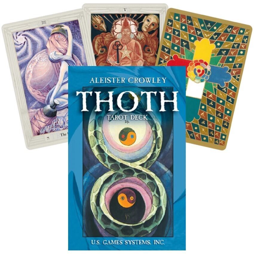 Aleister Crowley THOTH Piccole carte dei Tarocchi US Games Systems