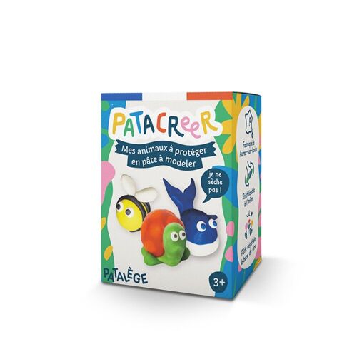 Kit Pâte à Modeler Animaux à Protéger - Baleine, Tortue, Abeille / PAQUES