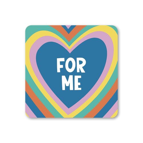 For Me Heart Coaster Pack of 6