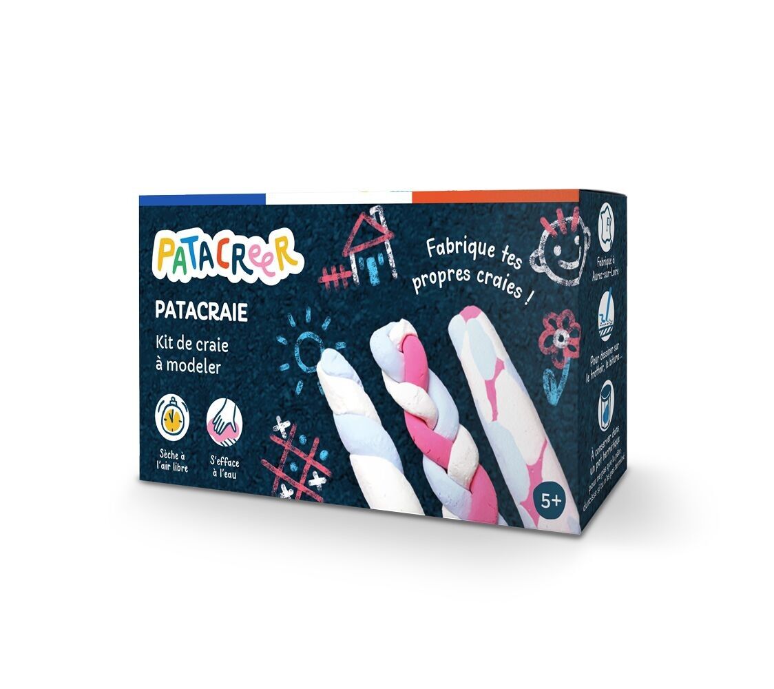 Pasta da modellare autoindurente che diventa gesso - Prodotto in Francia - PATACREER