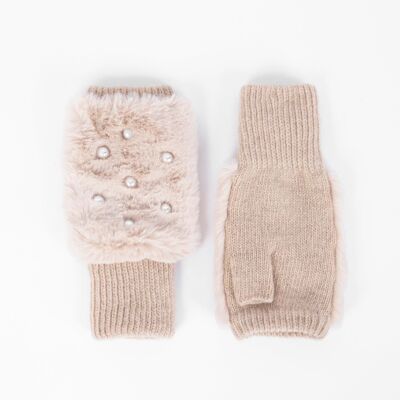 Gant sans doigts Jasmin - Miel