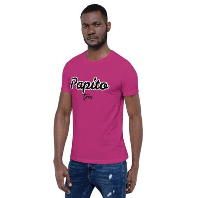 "Papito" T-Shirt Unisex - Berry - 3XL-