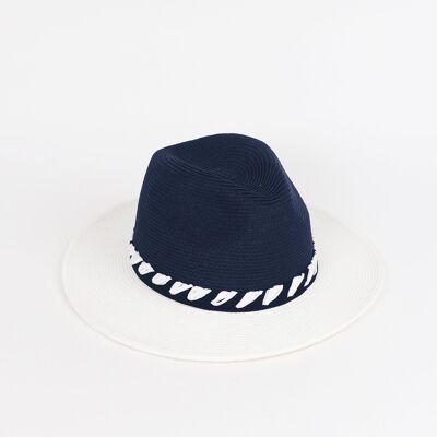 Gorro Sonja - Azul marino/blanco