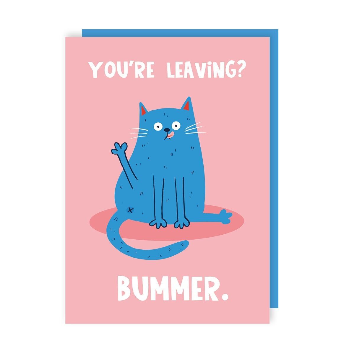 Stai lasciando Bummer Cat Leaving Card Confezione da 6