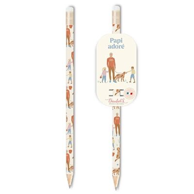 Papi Adoré paper pencil - made in France