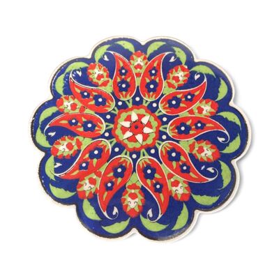 Posavasos de cerámica rojo 11 cm