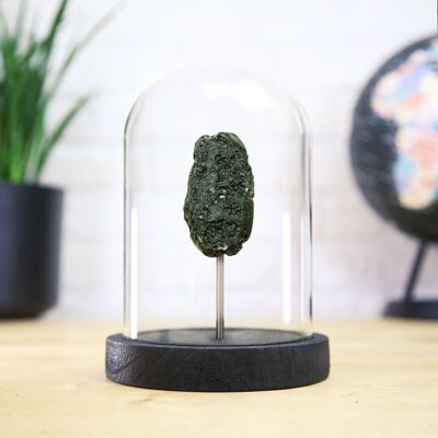 Cloche en météorite XL Tektite de qualité musée, design d'intérieur, décoration d'intérieur, affichage naturel, véritable et authentique météore spatial, ornement cadeau unique