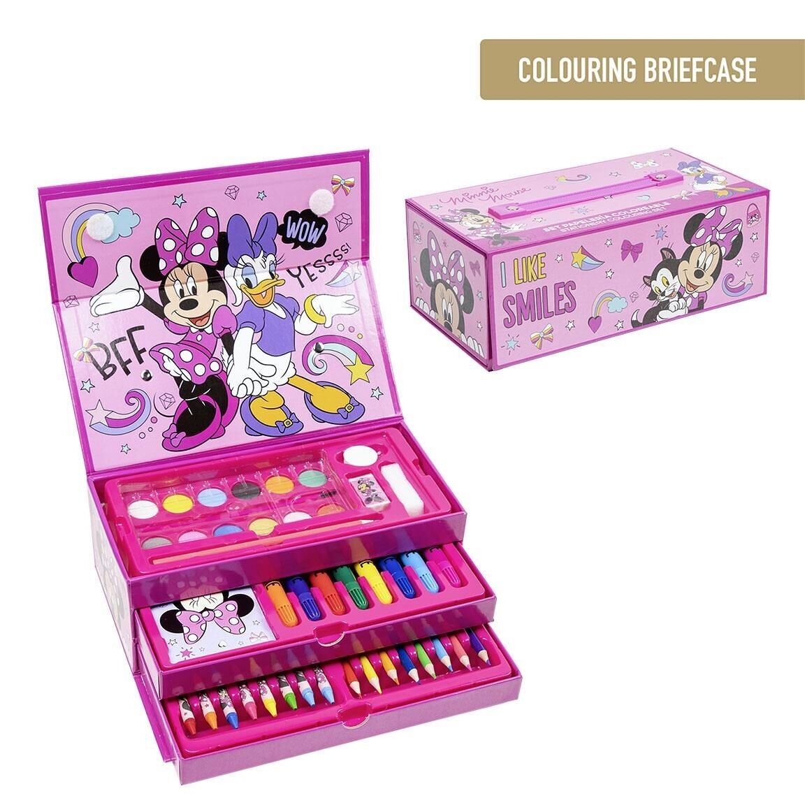 ENSEMBLE DE PAPETERIE COLORABLE MALETTE MINNIE - 2700000828