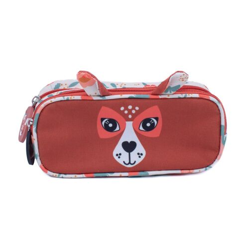 Trousse double  scolaire Mélimélos la biche