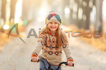 Vélos rouges pour enfants Airel pour garçons et filles | Vélos avec roues et panier | Vélos 12, 16, 18 et 20 pouces | Vélos pour enfants 3-11 ans 7