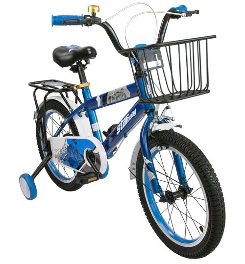 Airel Children's B Bicycles for Boys and Girls | Bikes with Wheels and Basket | 16 and 18 Inch Bikes | Children's Bikes 4-7 years old