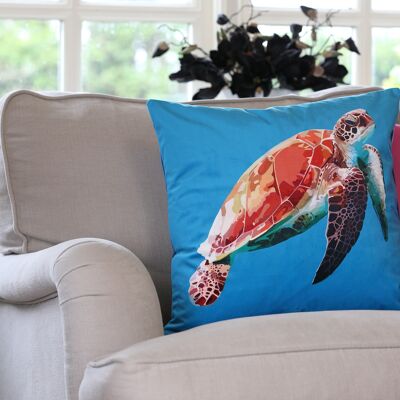 Turtle Velvet Cushion